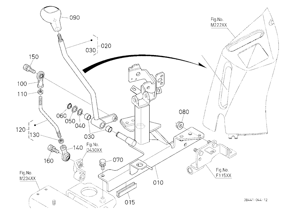 Range Gear Shift Lever