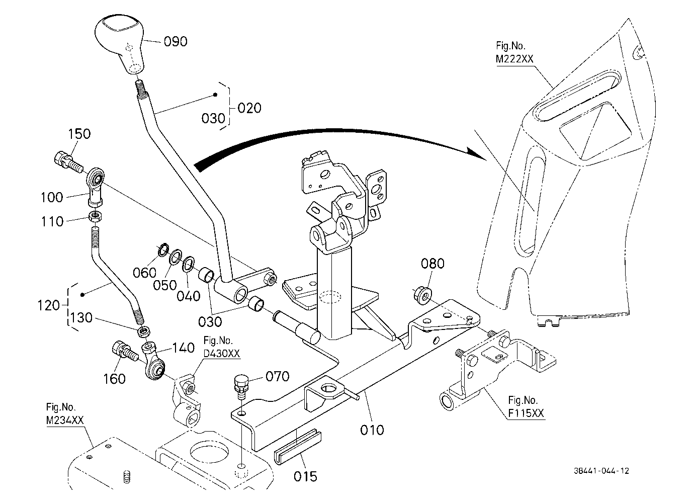 Range Gear Shift Lever