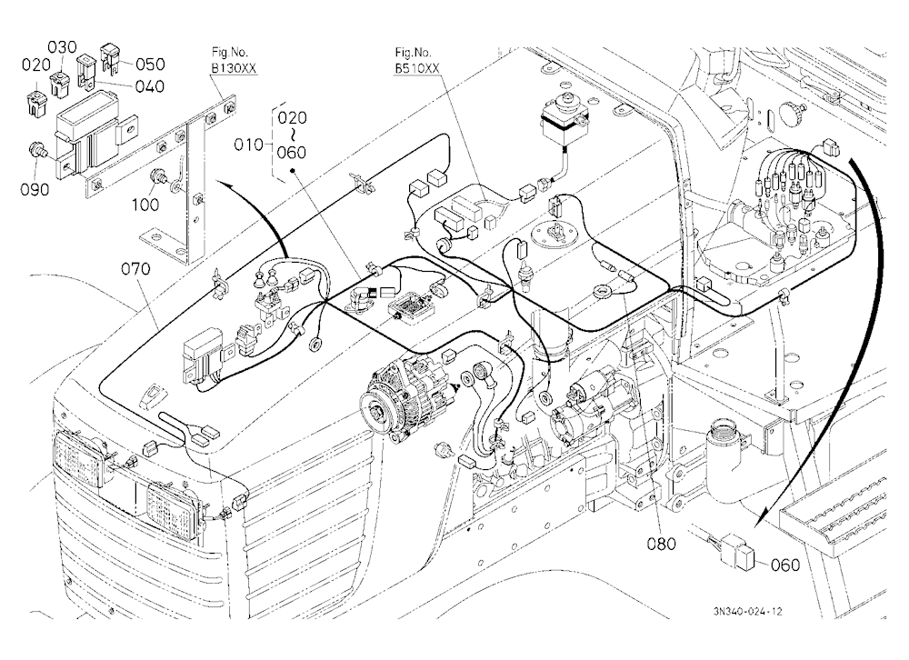 Electrical Wiring (Engine) [Except Dual Speed Type