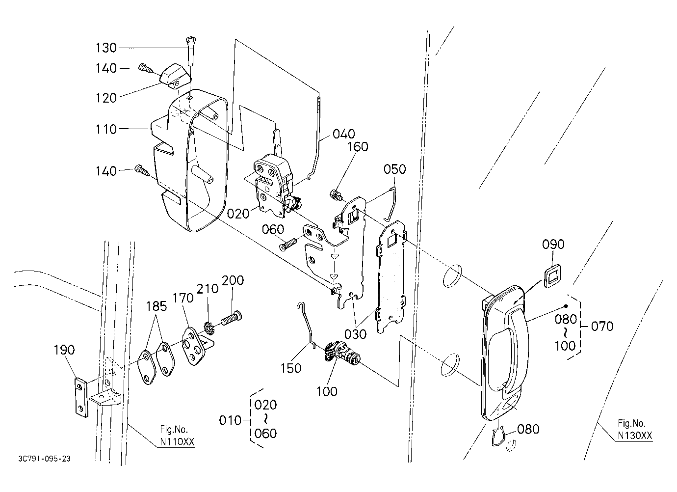 Door Lock Lh