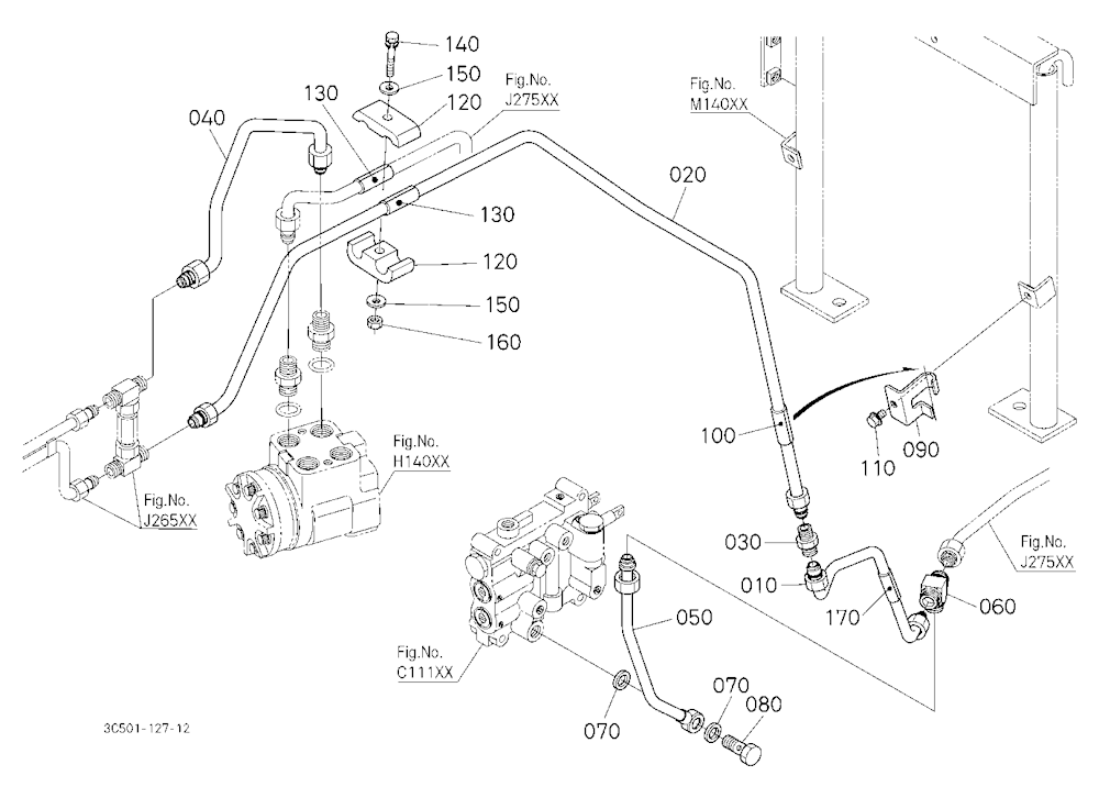 Hydraulic Oil Line (Shuttle/Controller) [New]