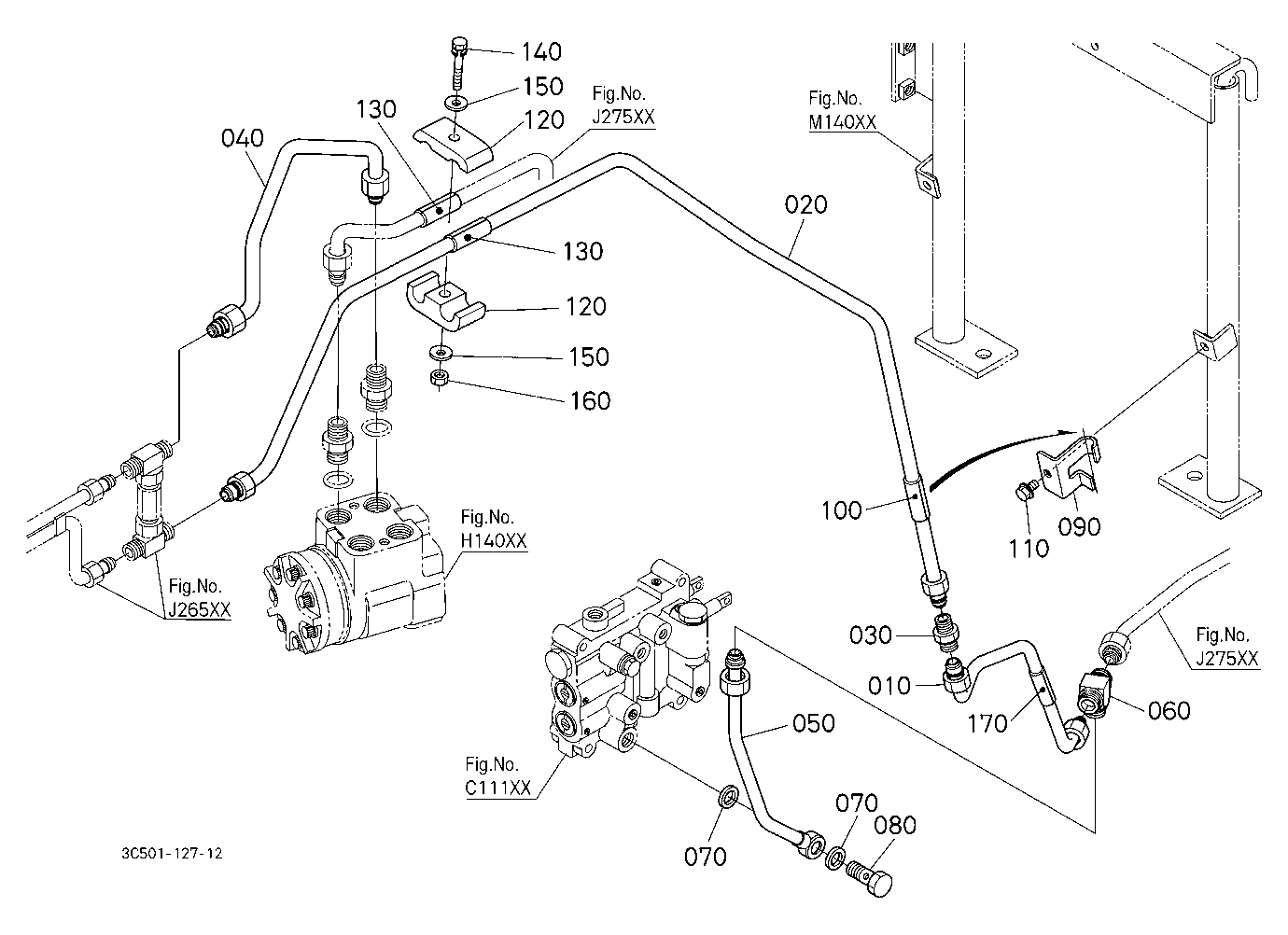 Hydraulic Oil Line (Shuttle/Controller) [New]