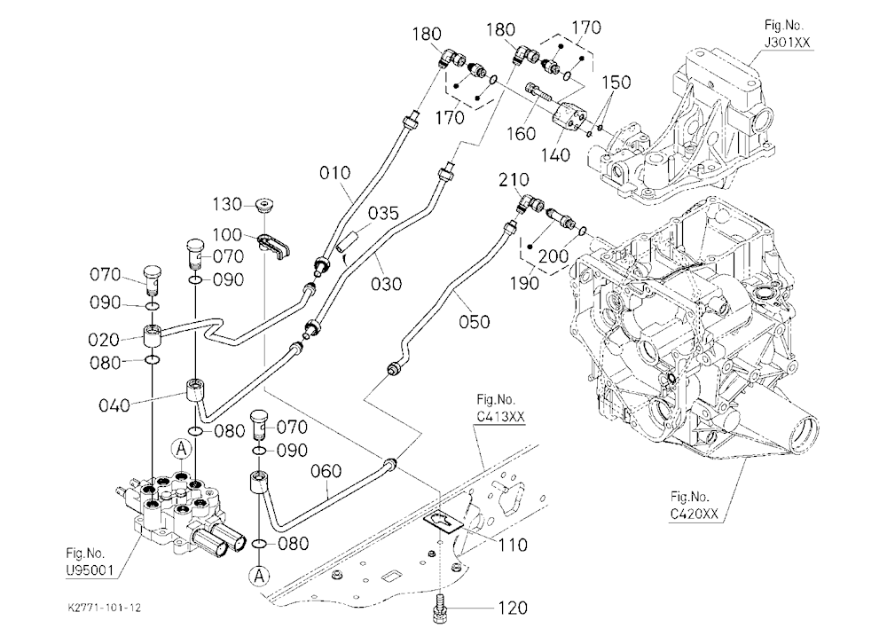 Front Control Valve Kit (Oil Line) 2 [Option]