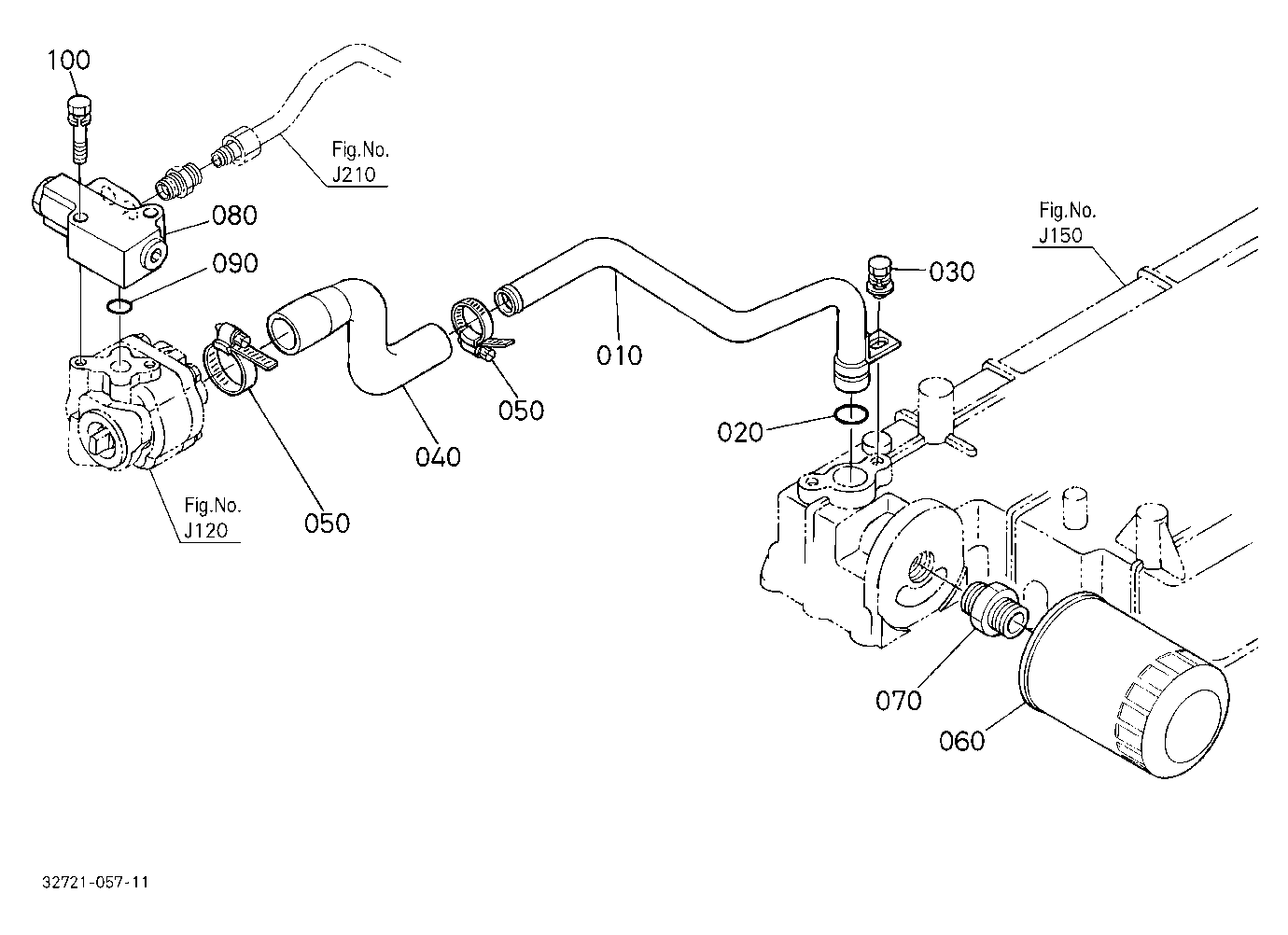 Hydraulic Oil Line(Suction)