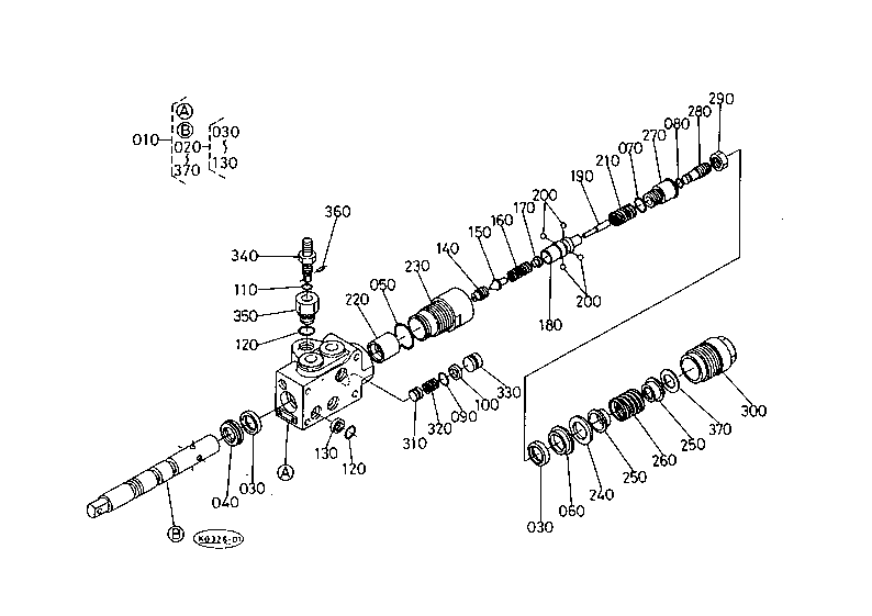 Aux.Control Valve 1 [Component Parts]