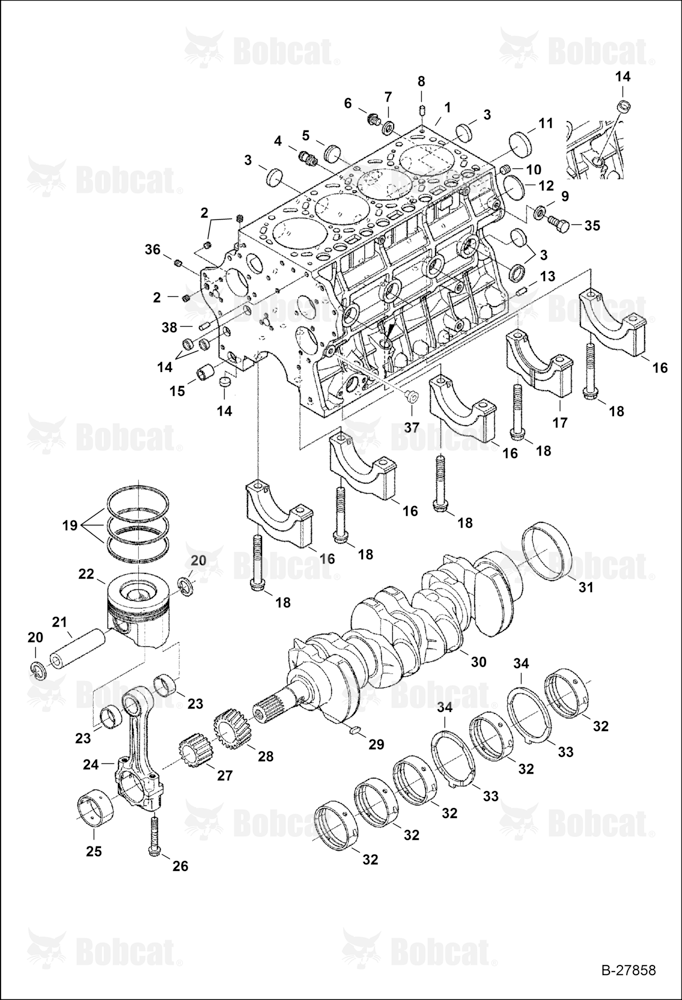 Piston & Crankshaft (Kubota)