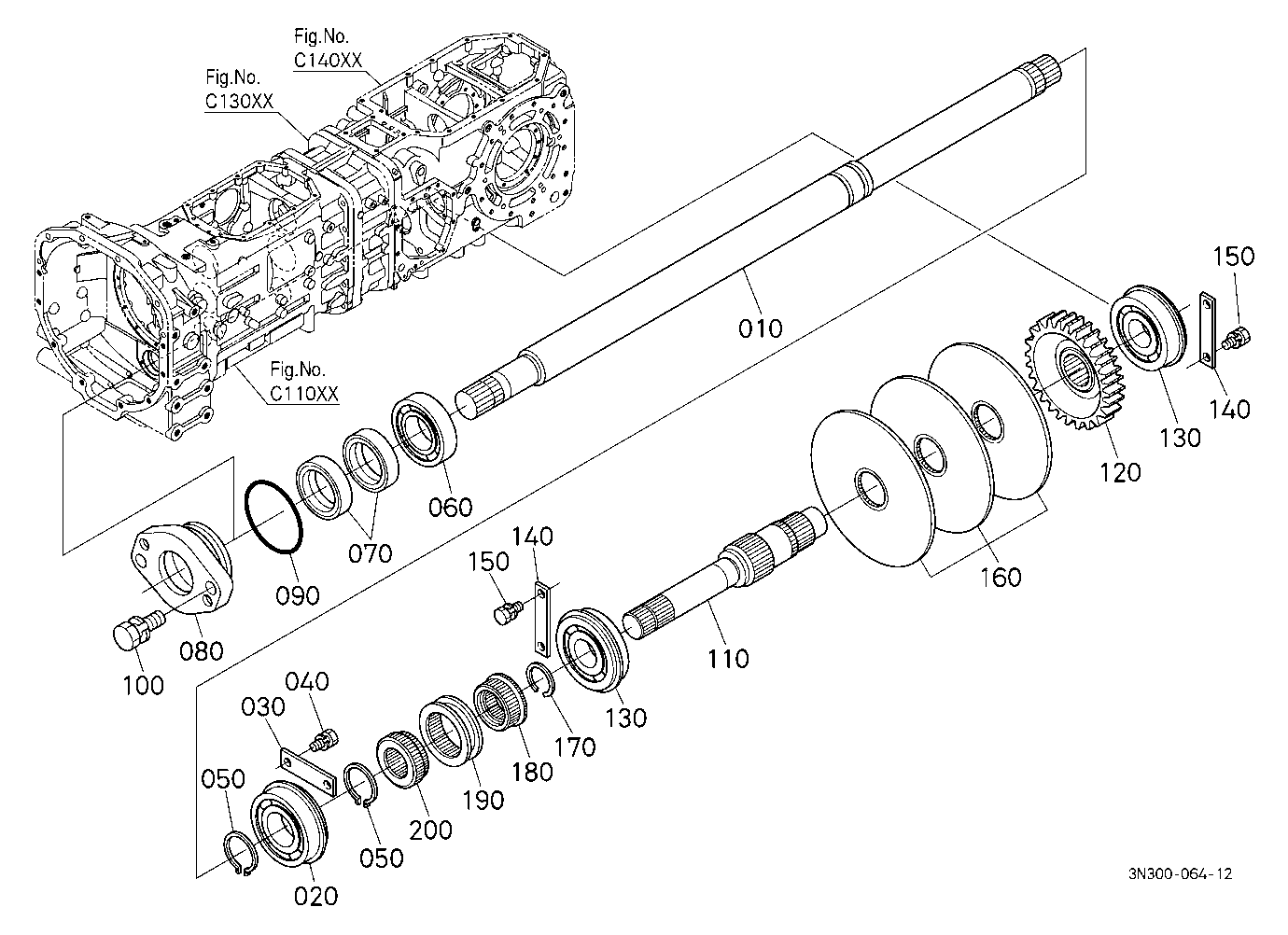 Drive Shaft (Middle/Rear)