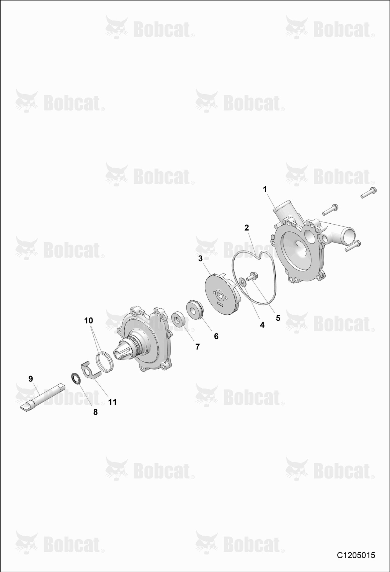 ENGINE, Waterpump Assembly