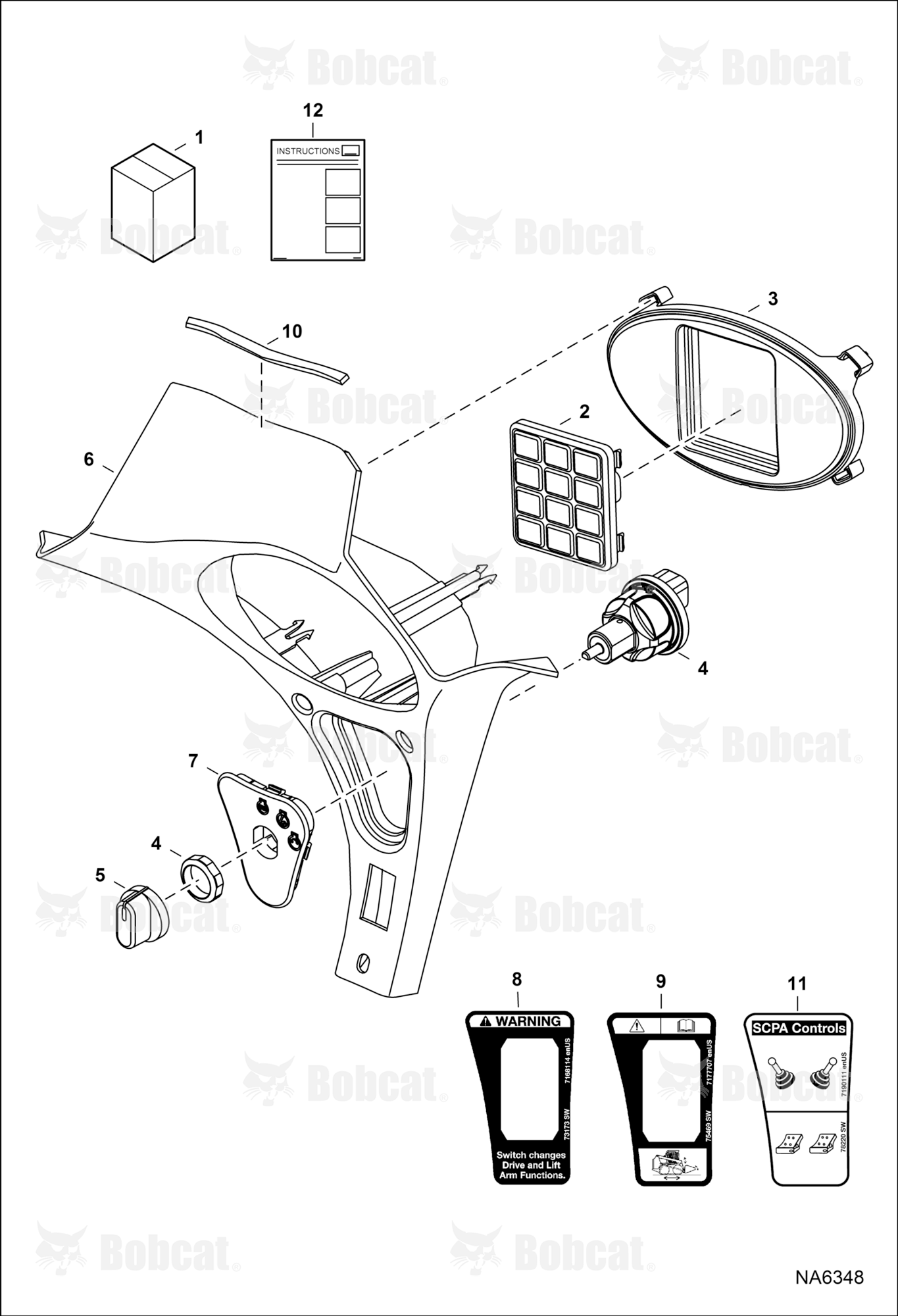 Keyless Panel Kit (Rotary Switch)