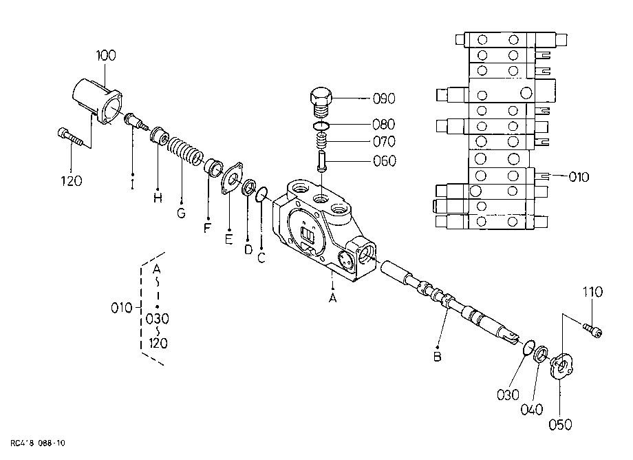 Spool Section (Travel Rh)