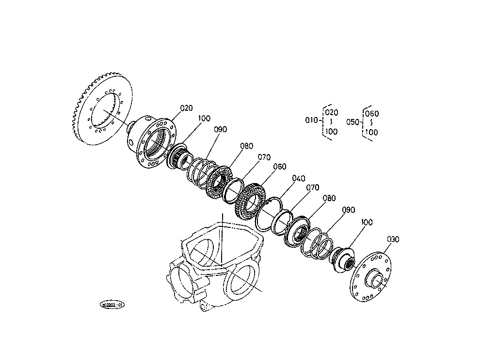Rear Differential Case (No-Spin)