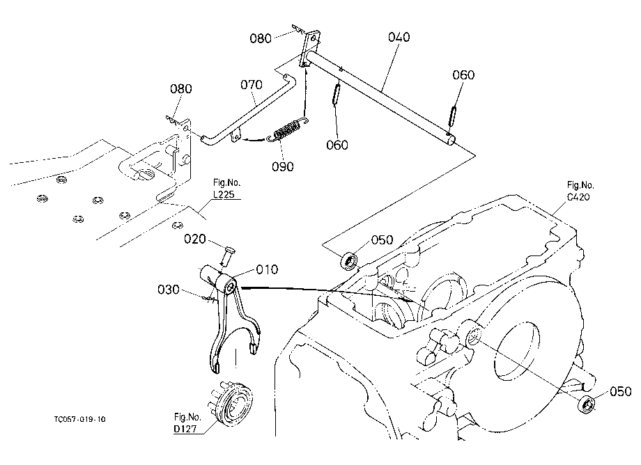 Differential Lock Shift Fork