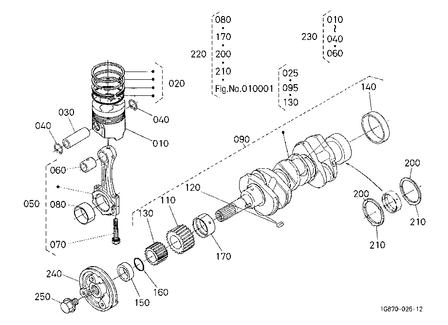 Piston And Crankshaft