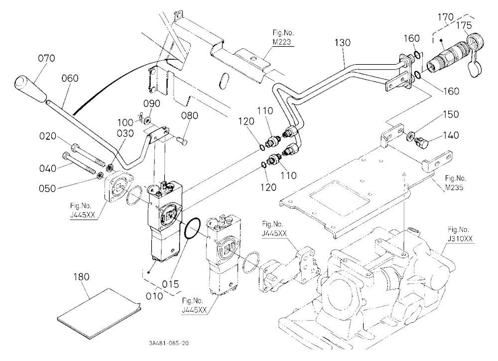 Auxiliary Control Valve Kit (Scd) (2Nd) [Rops Type