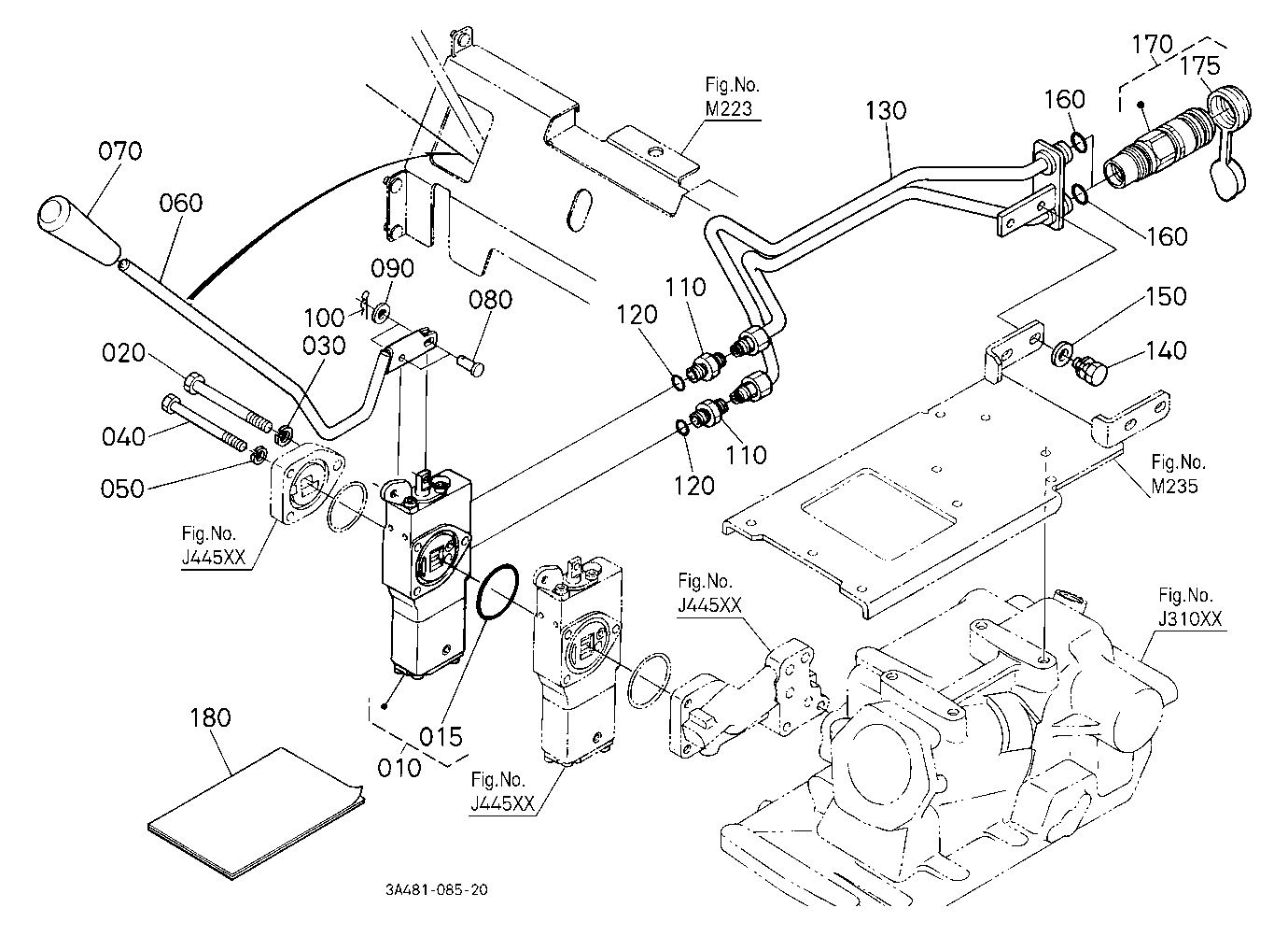 Auxiliary Control Valve Kit (Scd) (2Nd) [Rops Type