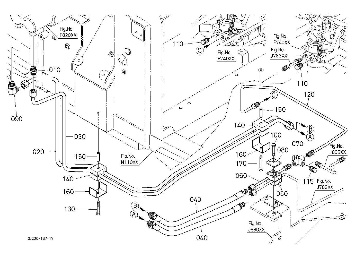 Brake Pipe 2 (Lower/Rear)