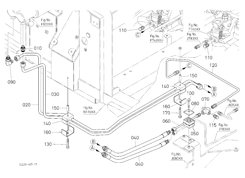 Brake Pipe 2 (Lower/Rear)