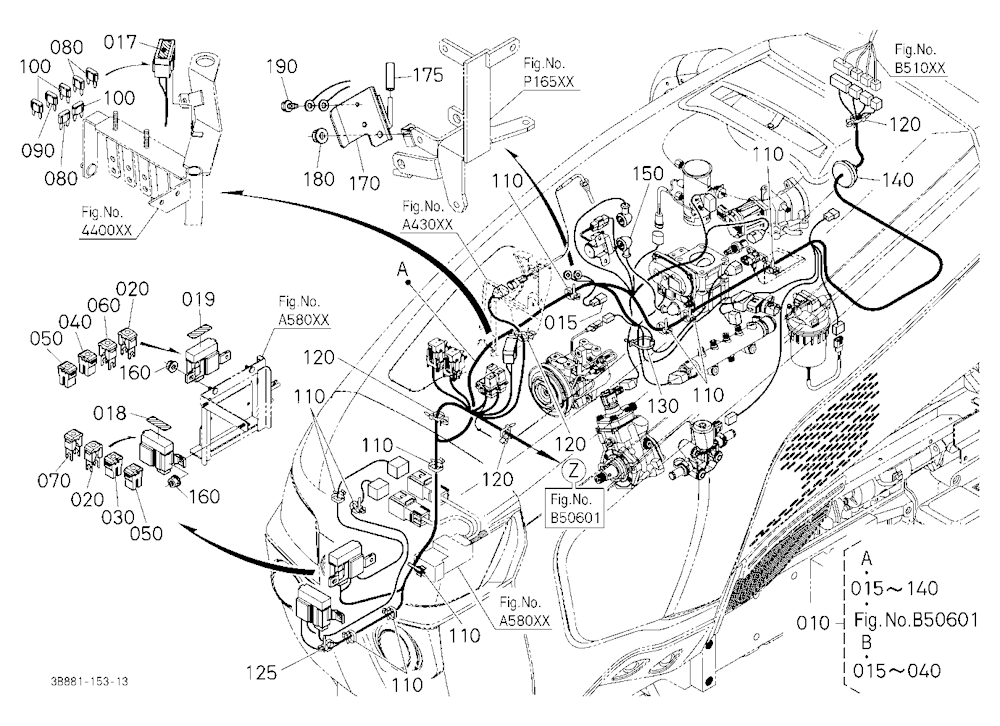 Electrical Wiring (Engine Rh)