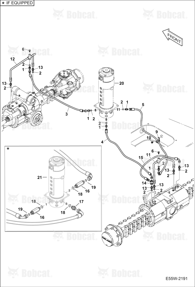 Hydraulic Circuitry (Brake Piping Part 4) AEFB11102 & Above