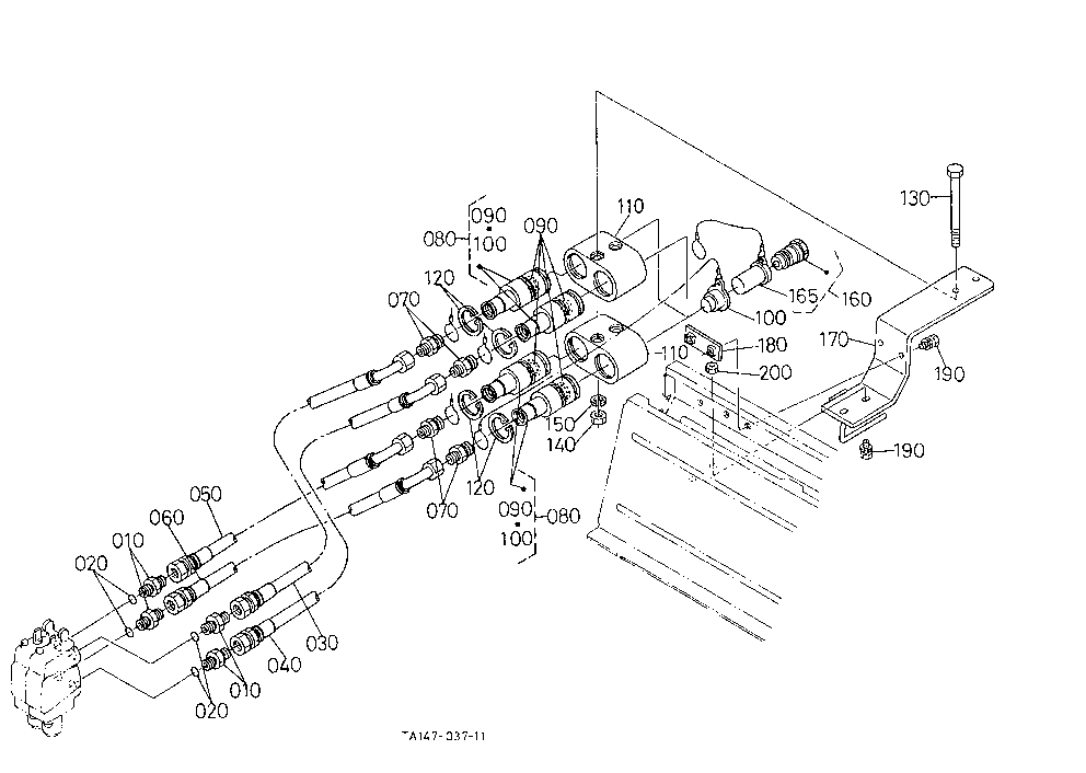 Remote Control Valve Coupler [Ca] [Cab Type]