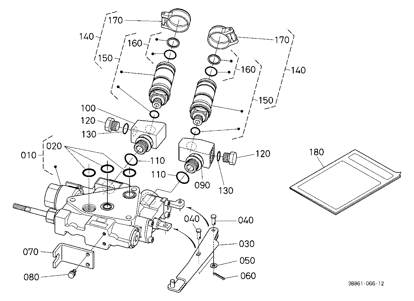 Auxiliary Control Valve Kit (S/D With Fc) (W/G No.