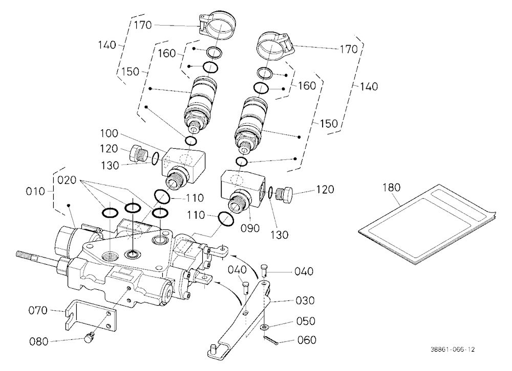 Auxiliary Control Valve With Flow Control Kit (S/D