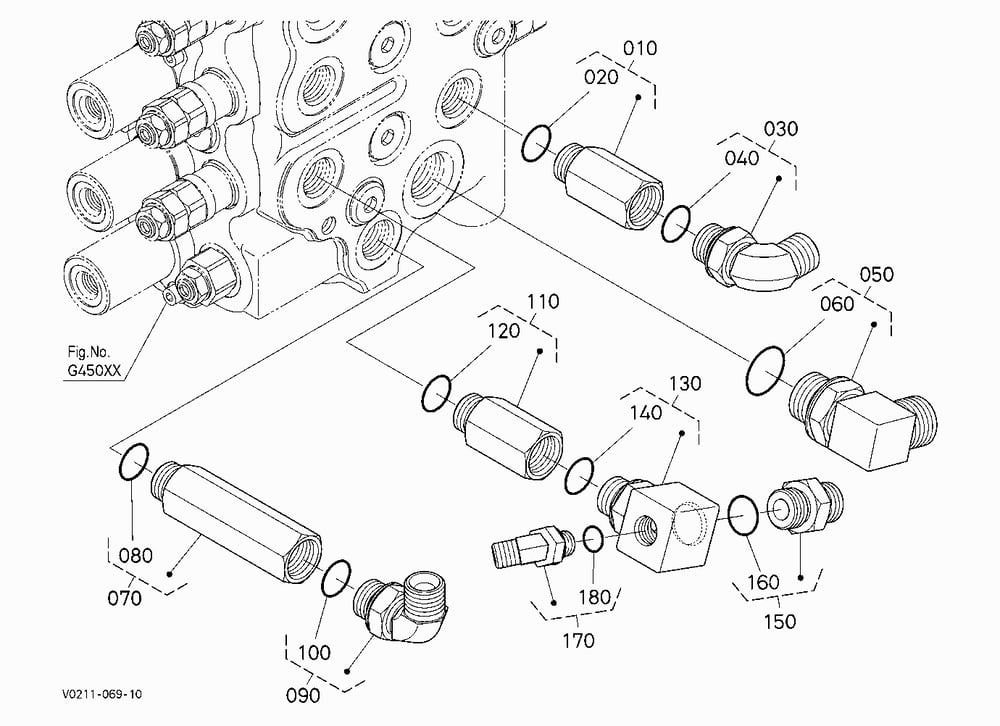 CONTROL VALVE (FRONT UNDER)