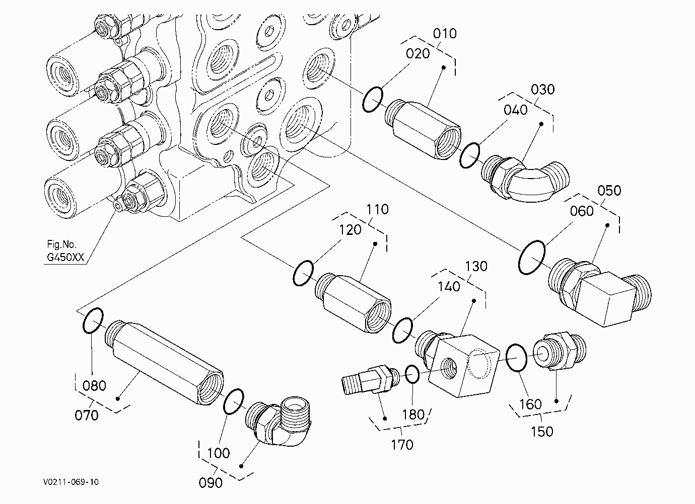 CONTROL VALVE (FRONT UNDER)