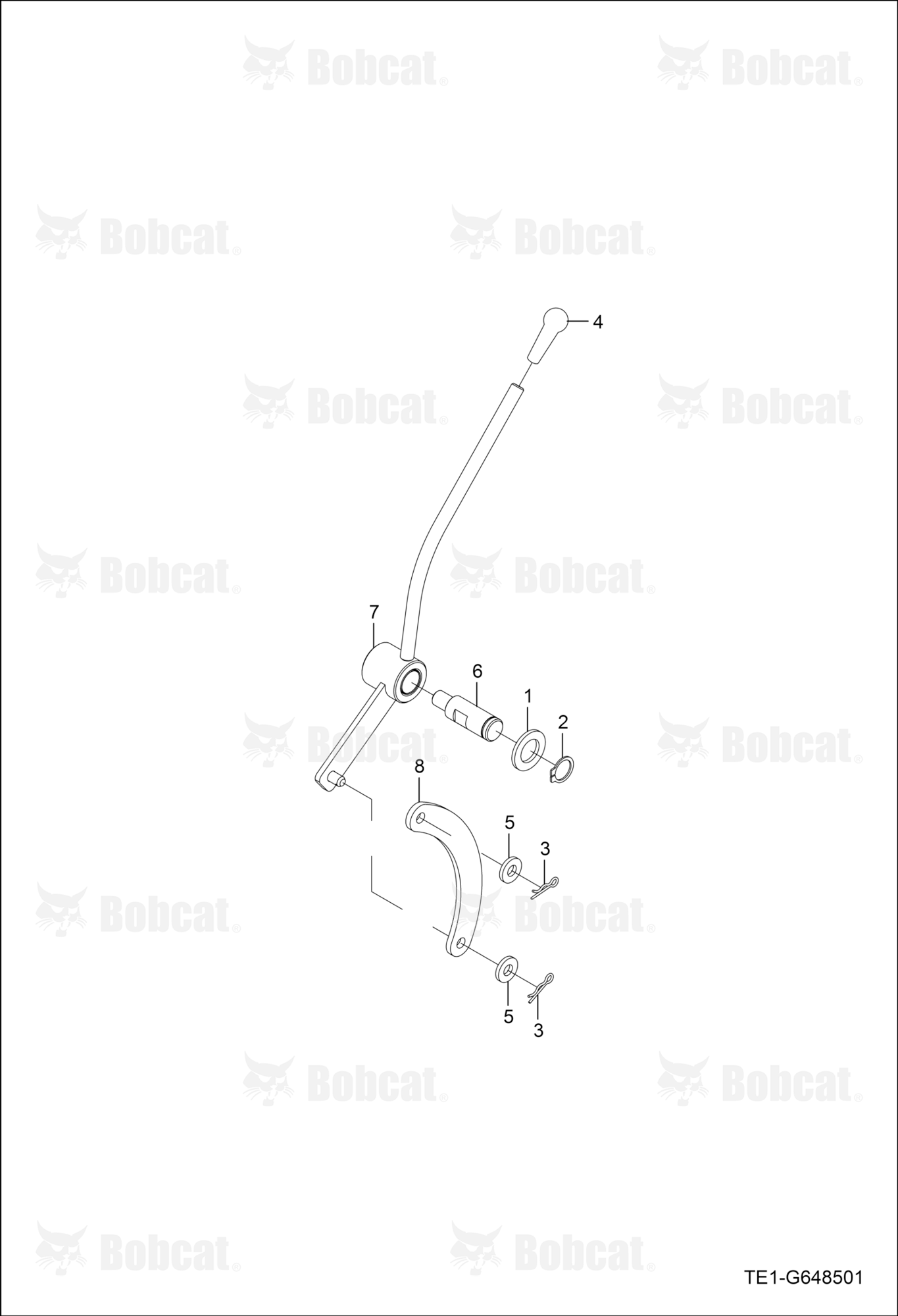 External Position Adjusting Lever Group