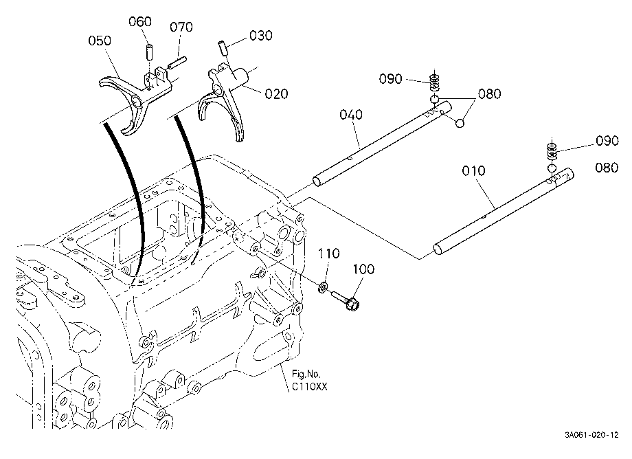 Main Gear Shift Fork