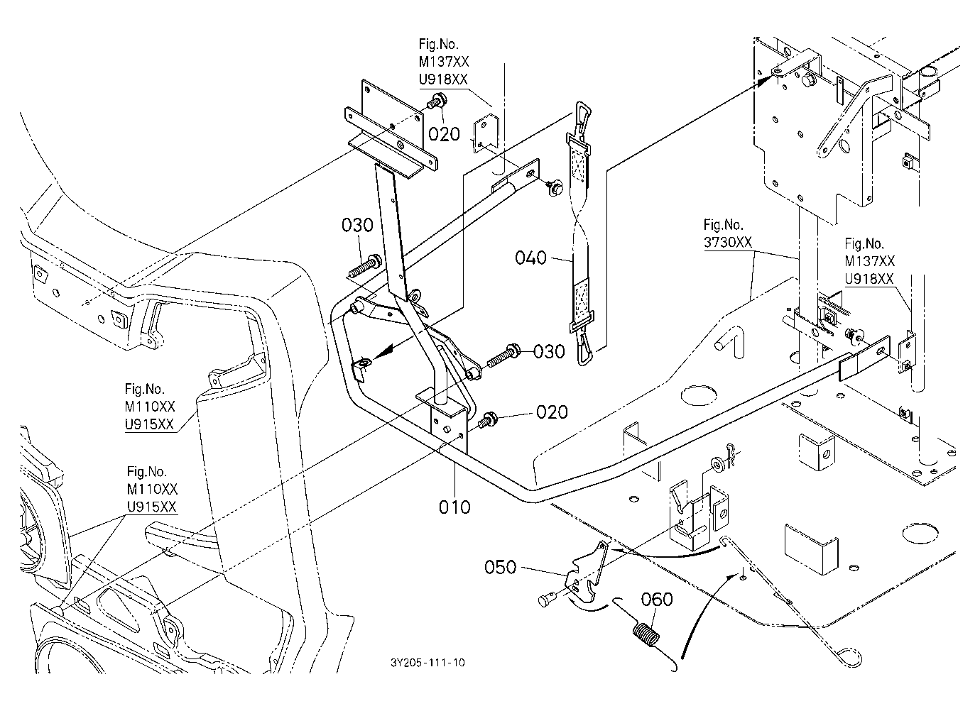 Bonnet Kit (Bonnet Lock) [Option]