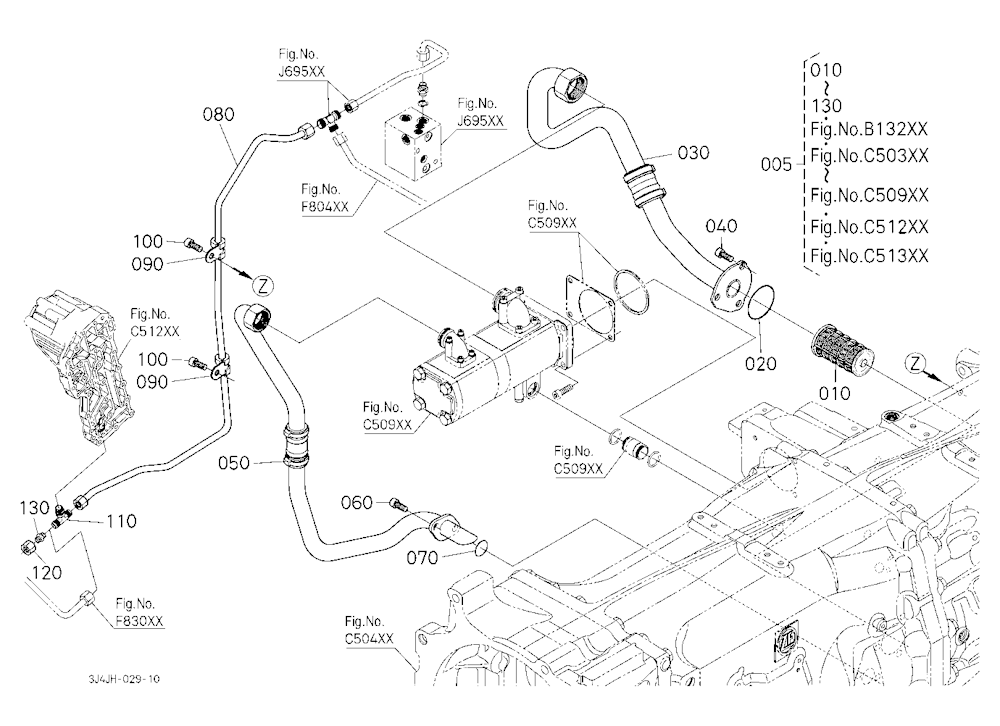 Transmission (Hydraulic Pipe) Component Parts