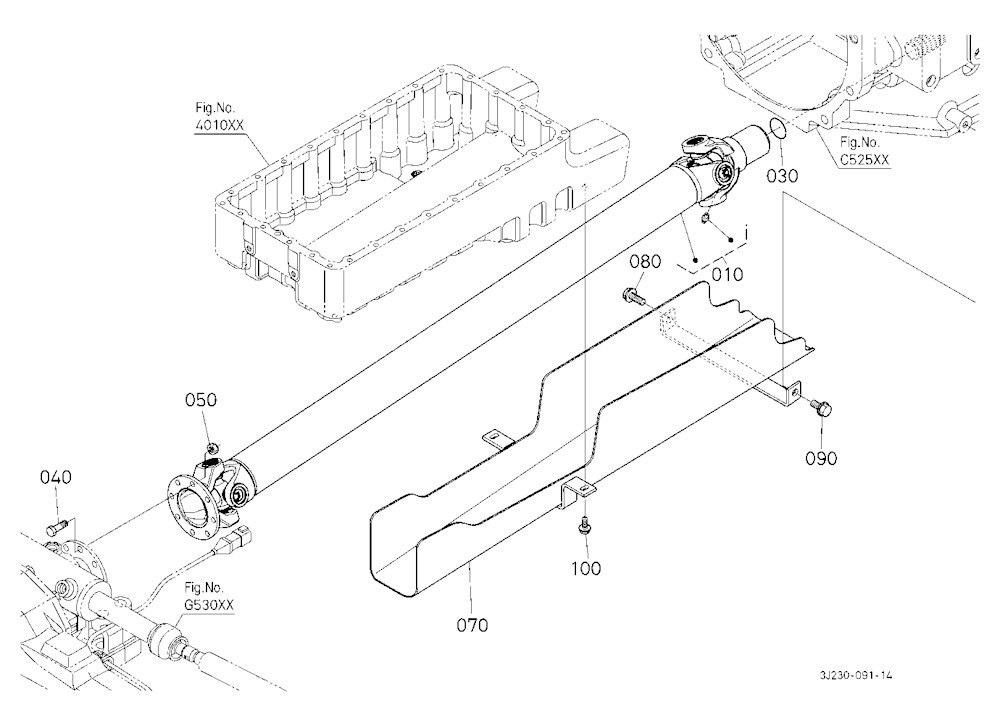 Propeller Shaft And Cover [With Front Suspension]