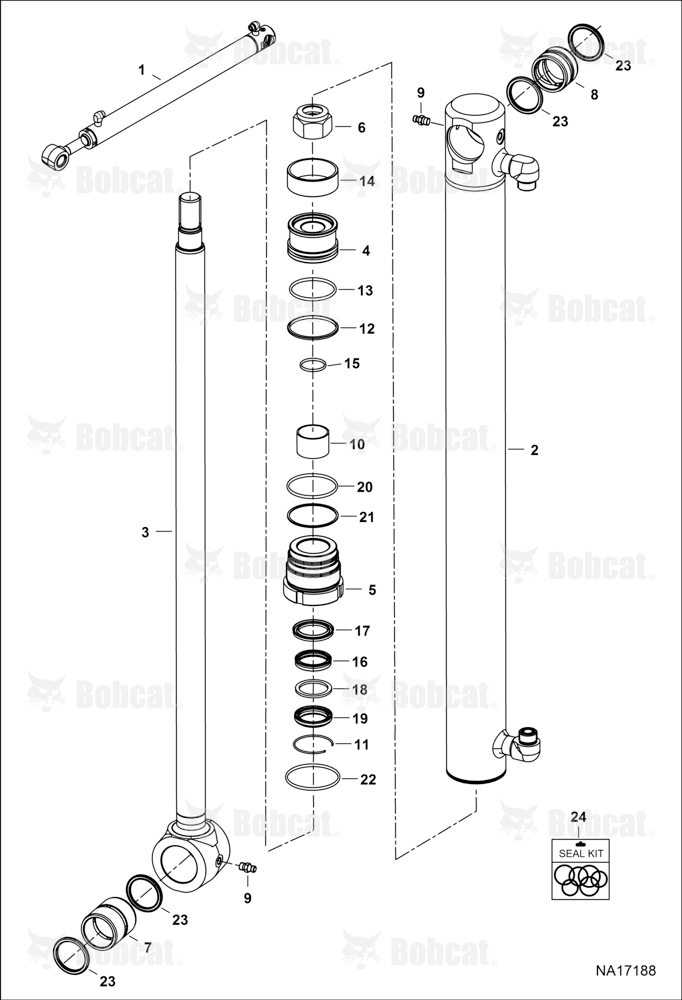 Tilt Cylinder (LH)