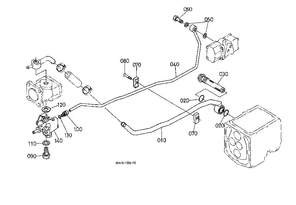 Hydraulic Pipe (Rear)