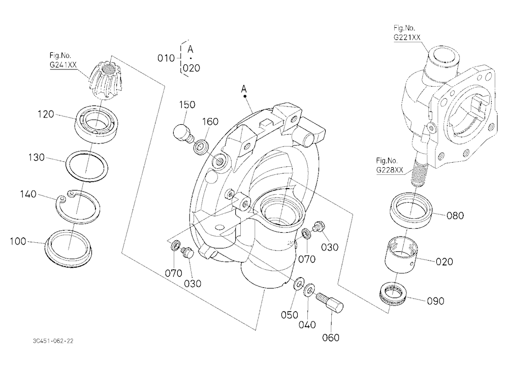 Front Axle Case Rh