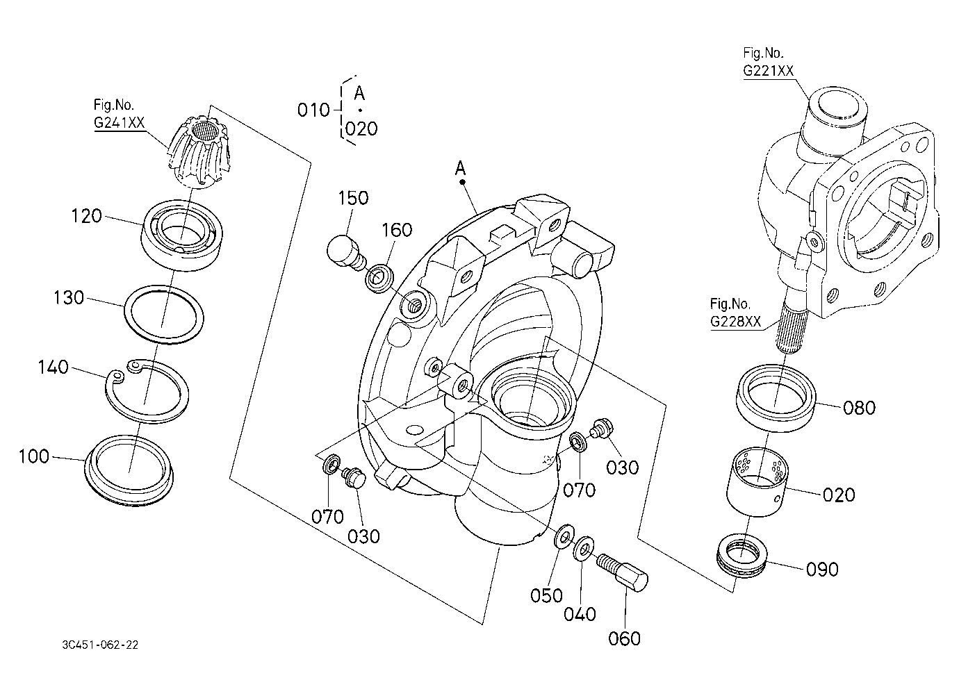 Front Axle Case Rh