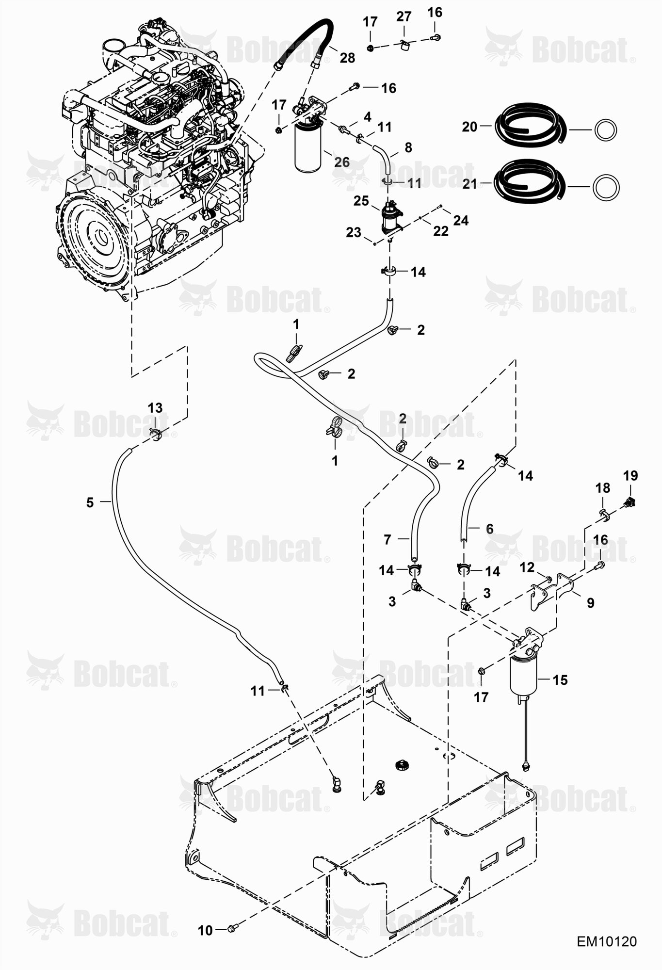 Engine & Attaching Parts (Fuel Delivery System)