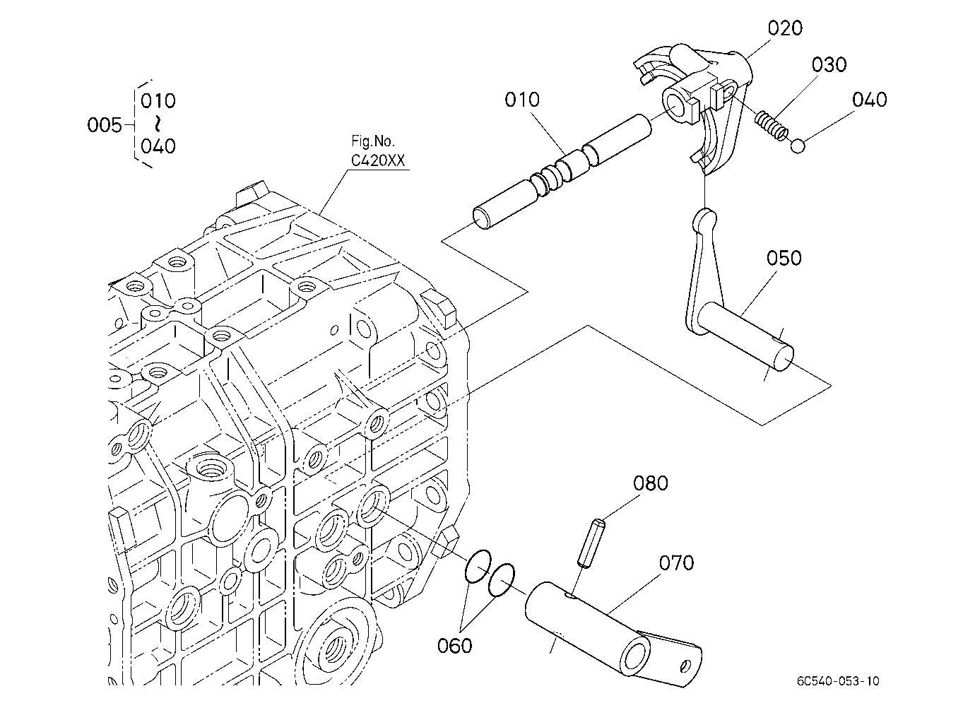 Range Gear Shift Fork