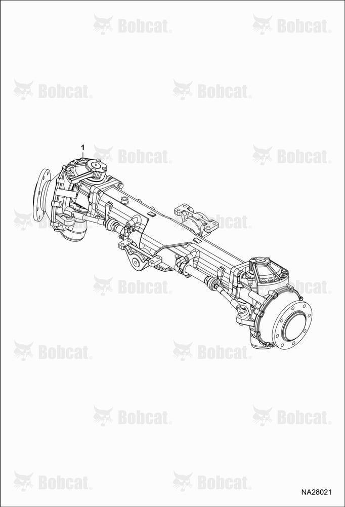 Front Axle Fully Assembled