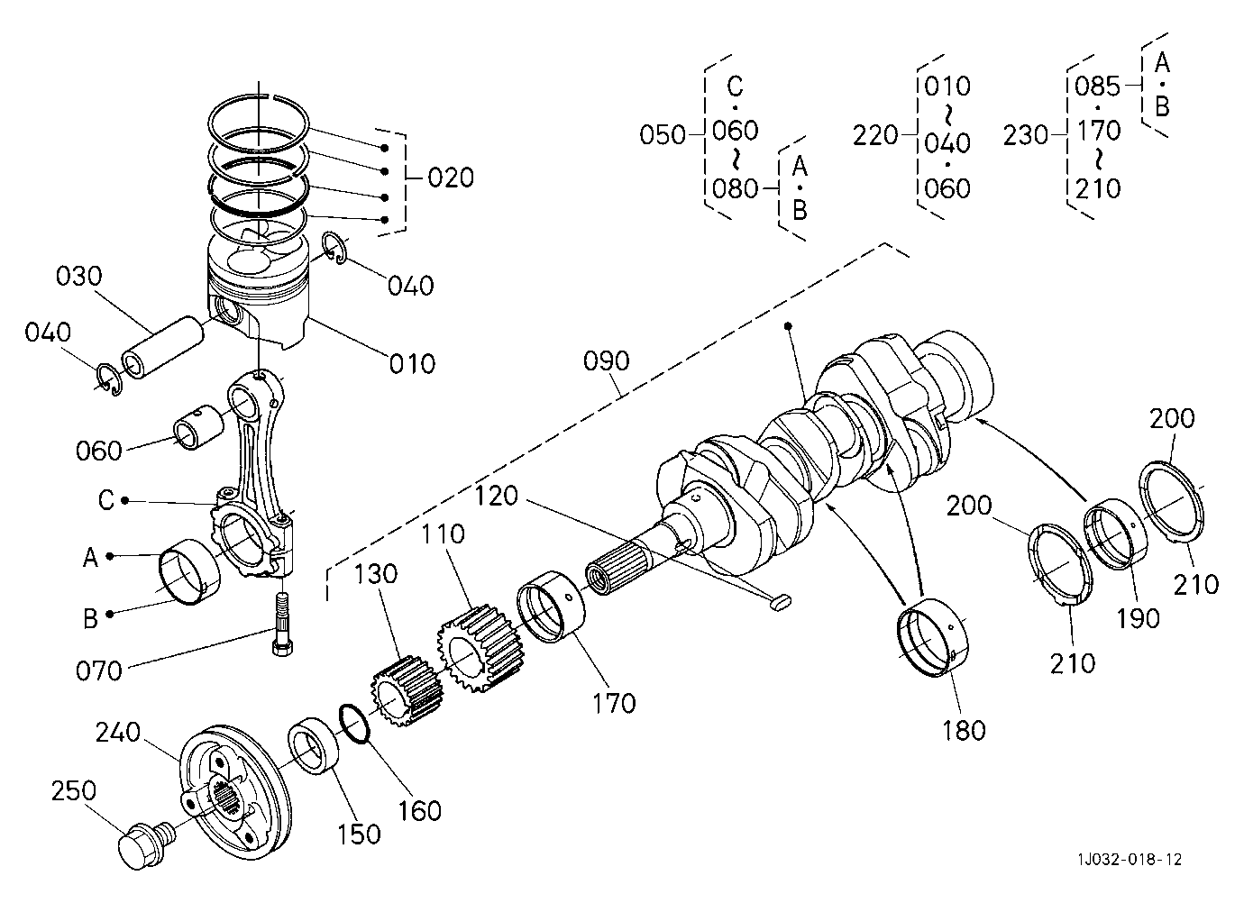 Piston And Crankshaft