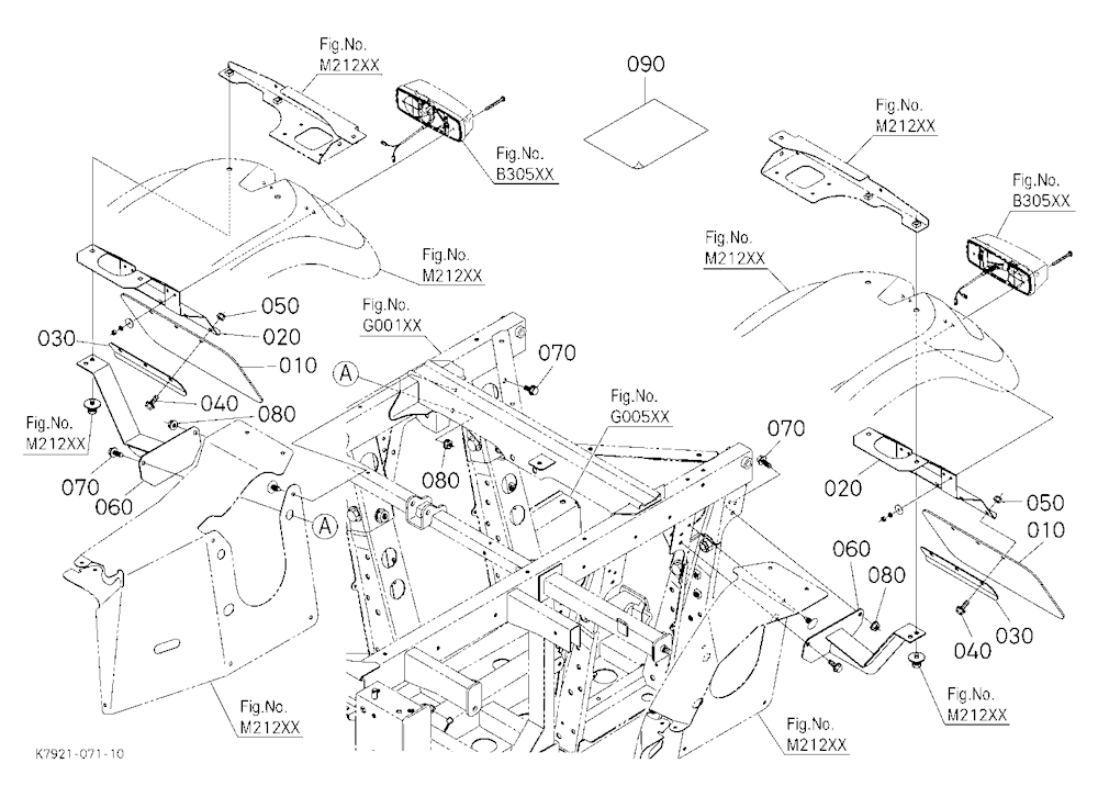 Rear Mud Guard Kit (W/G. No. V5226) [Option]