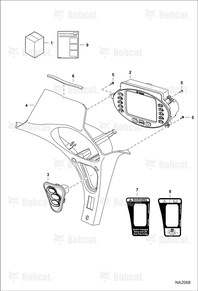 Keyless Panel Kit (Deluxe) (Push Button Switch)