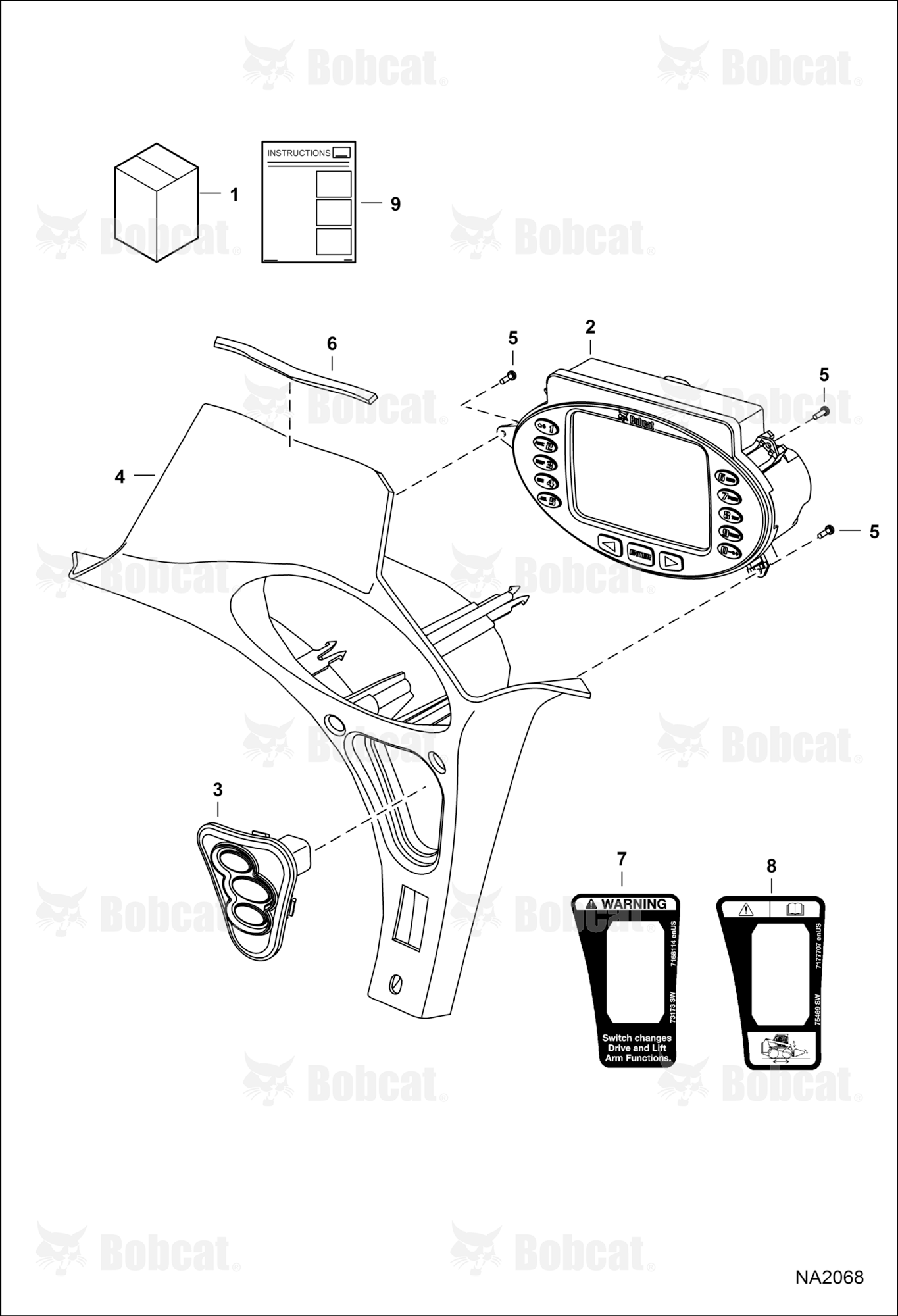Keyless Panel Kit (Deluxe) (Push Button Switch)