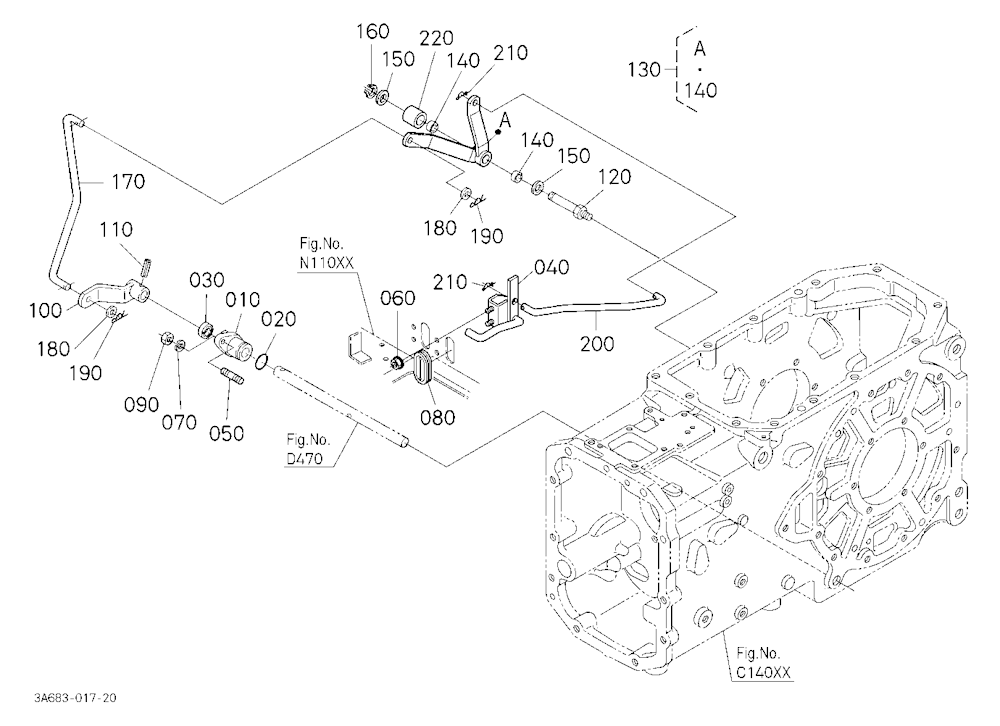 Rear Differential Lock Pedal [Cab Type]