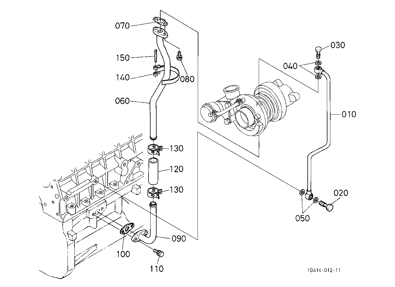 Oil Pipe (Turbo Charger)