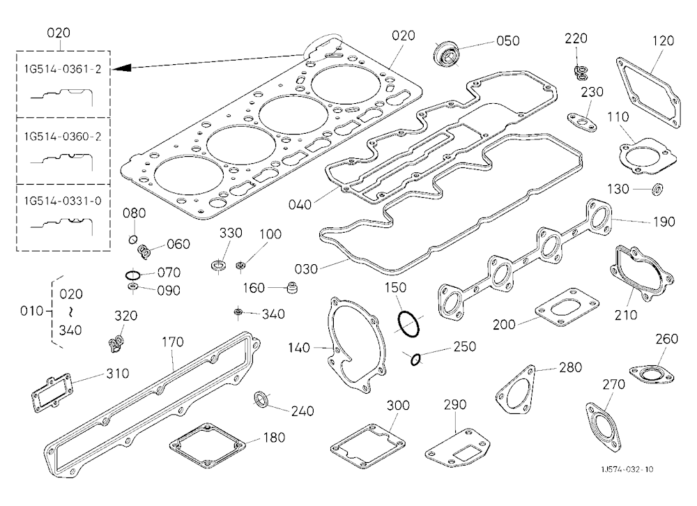 Upper Gasket Kit