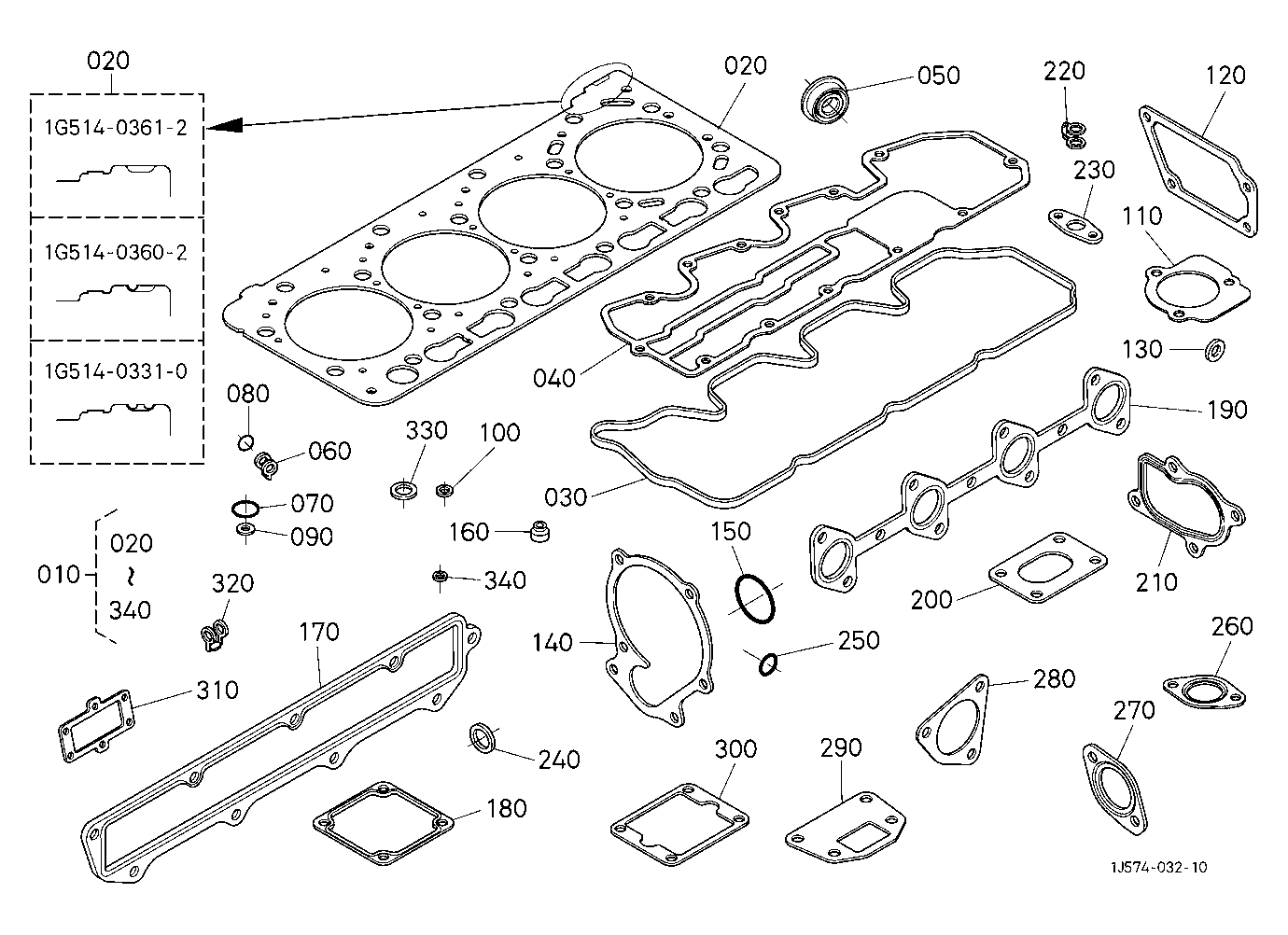 Upper Gasket Kit