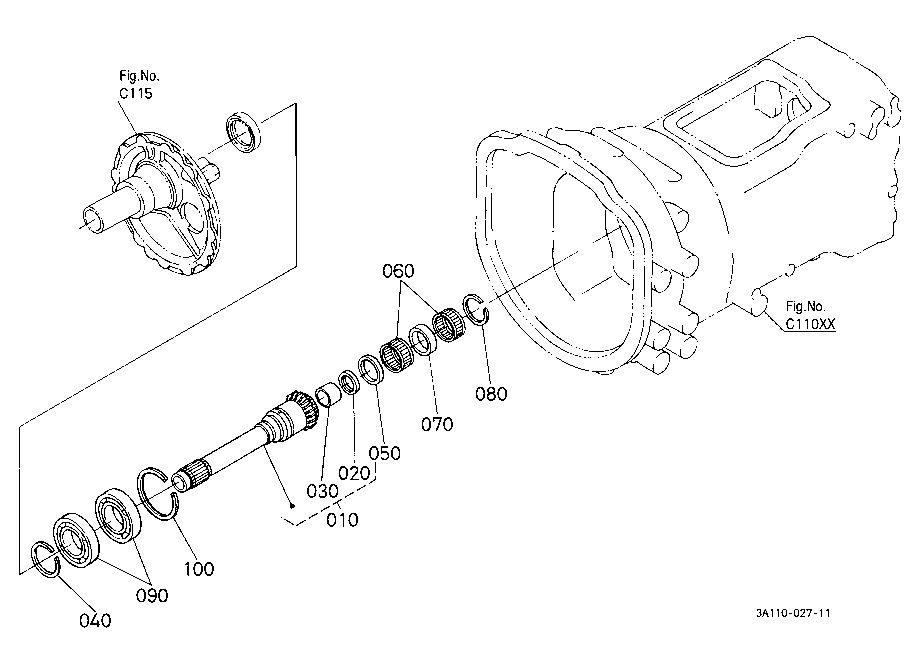 Input Shaft [Rops Type] [Old Type]