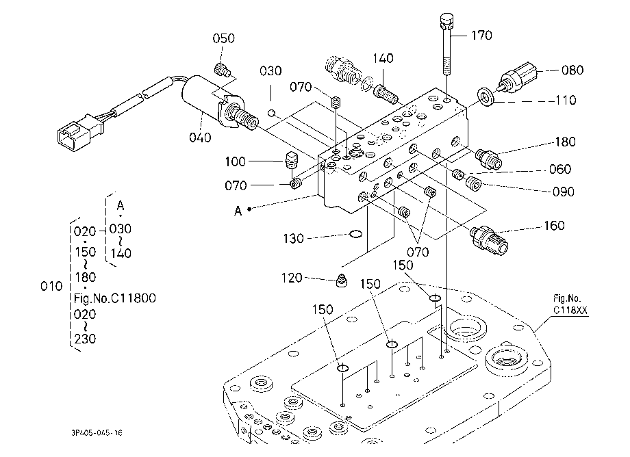 Power Shift Valve (Upper) [Component Parts]